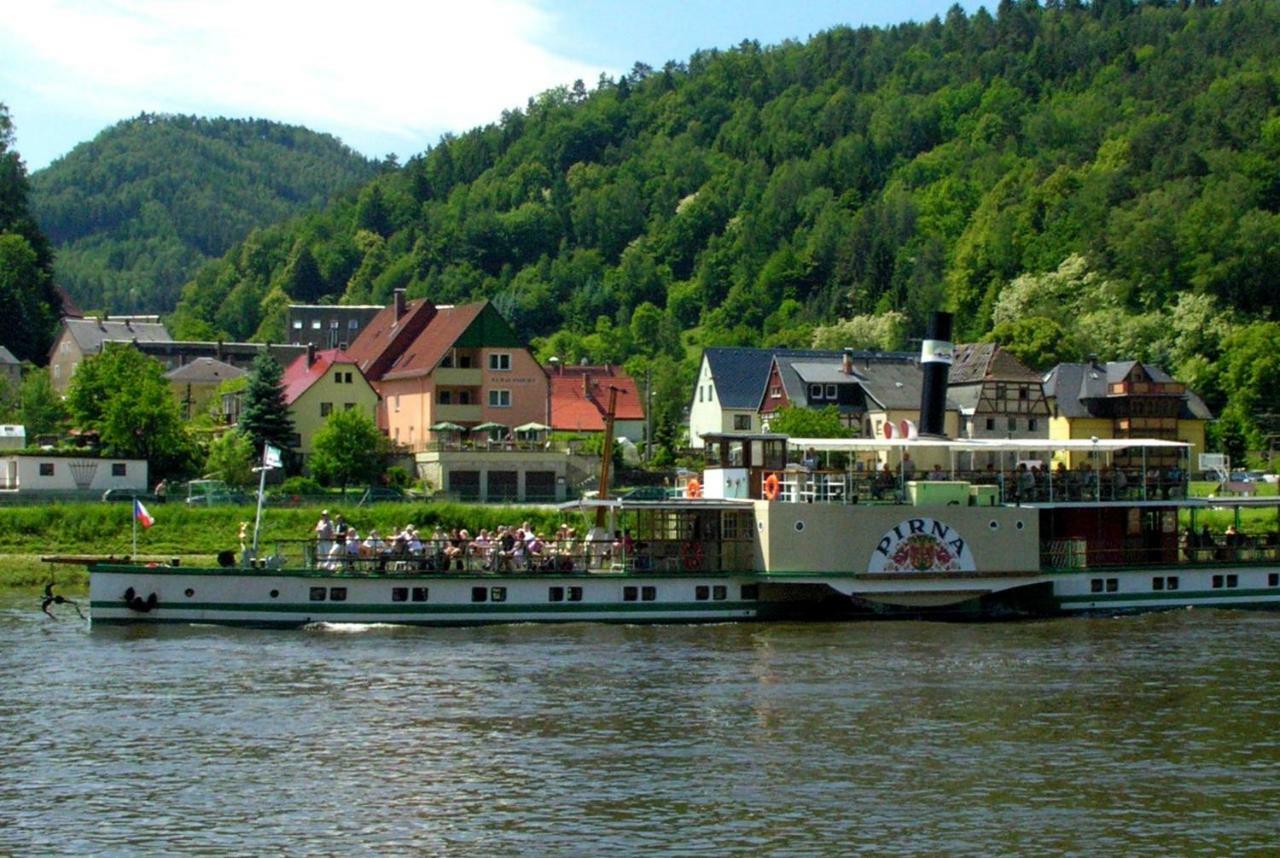 Ferienappartements Elbaussicht - Krippen Bad Schandau Eksteriør billede